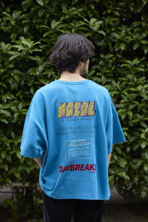 HEMP WIDE TEE PRINTED DAYBREAKS 2