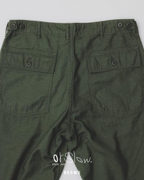 orSlow×BEAMSのU.S. ARMY FATIGUE SHORTS
