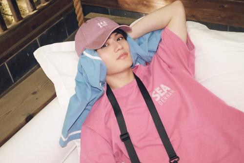 DENHAM × WDS LINE HALFTONE TEE、DENHAM × WDS PIGMENT CAP