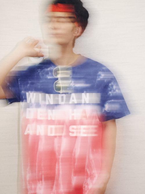 DENHAM × WDS STRIPE TYE DYE TEE