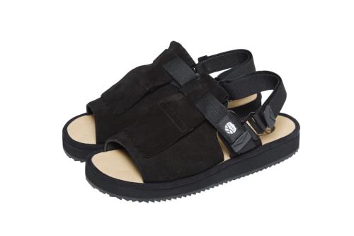SHAKAのOPEN TOE MULE KILT SUEDE