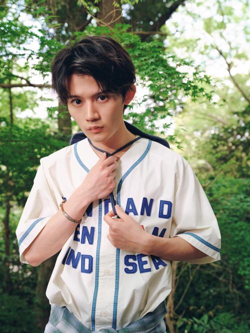 DENHAM × WDS BASEBALL SHIRT