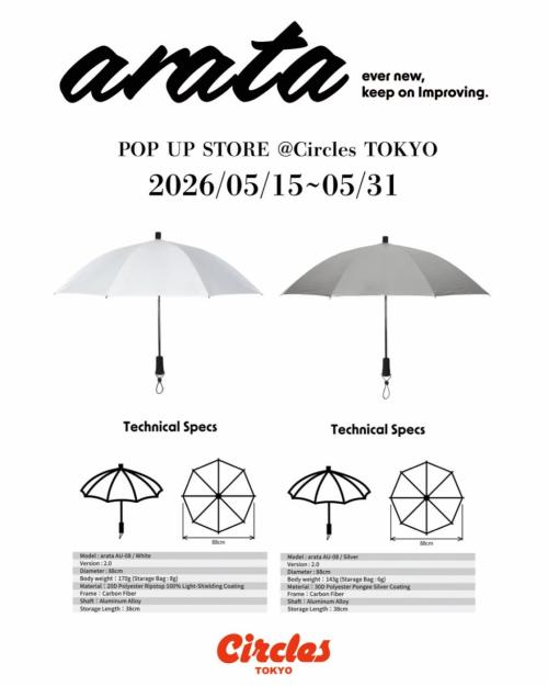 Arata POP-UP STORE