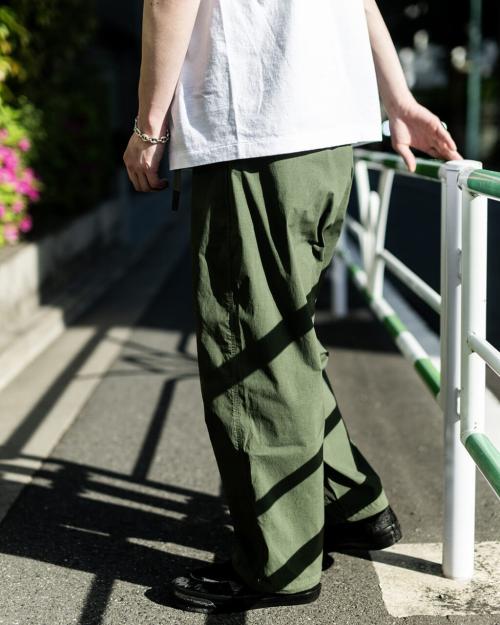 Gramicci for HIGH! STANDARD ナイロンリップストップ ガーメントダイパンツ