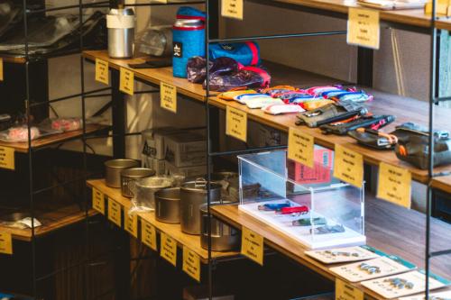 八王子登山用品店の店内