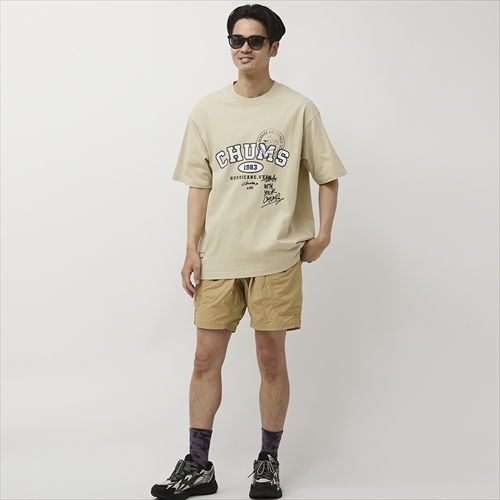 守矢努 CHUMS College T-Shirt