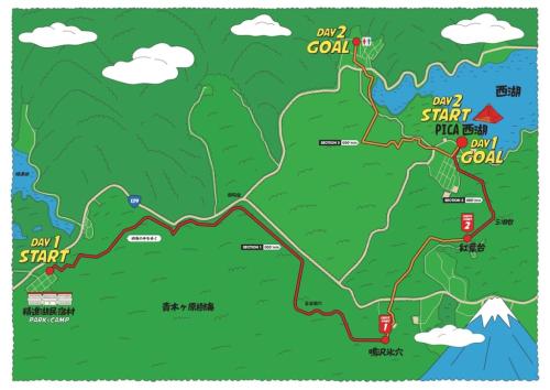 GO OUT SUPER HIKING PRIVATE SESSIONの行程