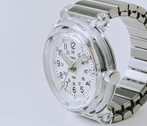 Camper Ring Watch​ホワイト、インデックスディテール