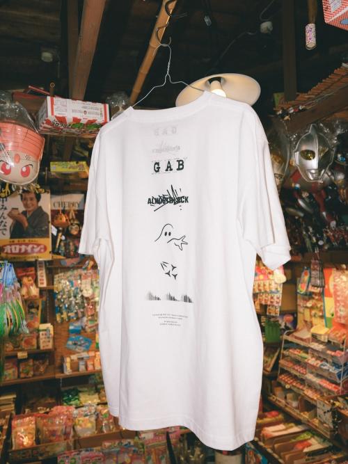 KREVA×ALMOSTBLACKのPRINT T SHIRT