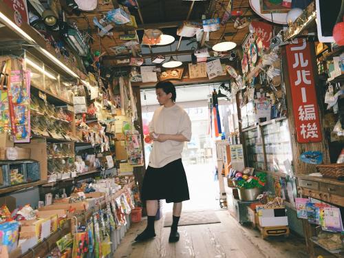 KREVA×ALMOSTBLACKのLOOK