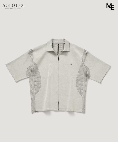 MINOTAUR INST. FOR ESTNATION WASHI＋SOLOTEX® ShortSleeve ZipPolo