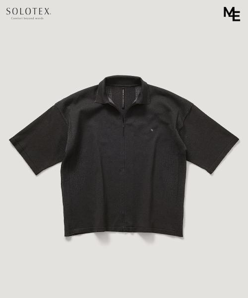 MINOTAUR INST. FOR ESTNATION WASHI＋SOLOTEX® ShortSleeve ZipPolo