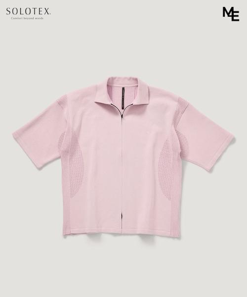 MINOTAUR INST. FOR ESTNATION WASHI＋SOLOTEX® ShortSleeve ZipPolo