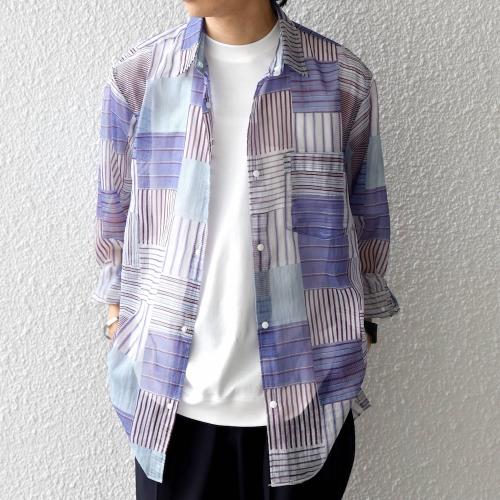 SHIPS any×迷迭香のメッシュシャツ
