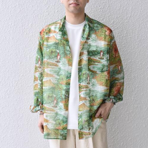 SHIPS any×迷迭香のメッシュシャツ