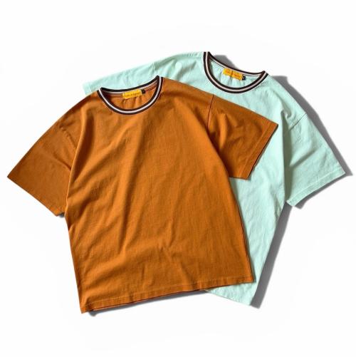 Color at Against Border Cotton Rib Tee