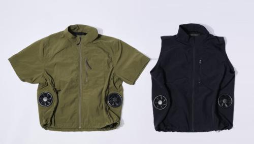 air cool SHORT SLEEVE、air cool VEST　