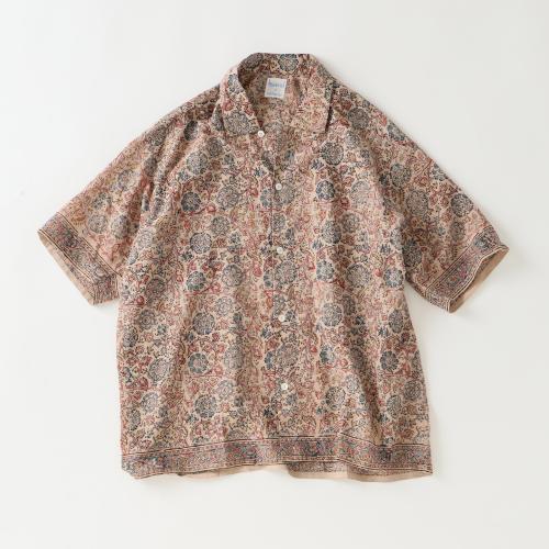 JS レリューム×bunai AJRAK PRINT SHIRTS