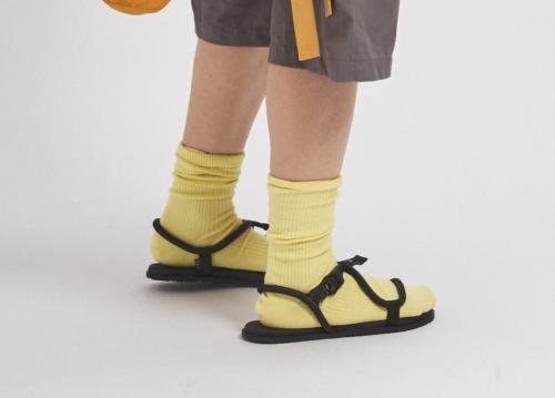 AM／String Sandals着用