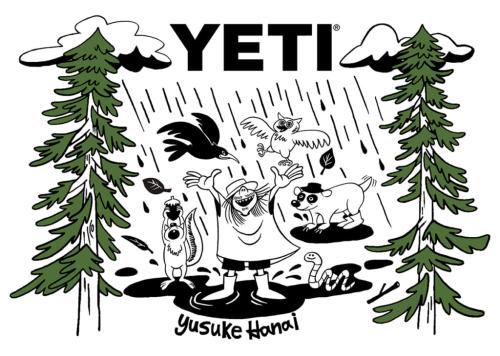 YETI® × YUSUKE HANAI イラスト