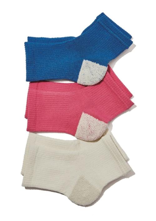 ROTOTO<br /> WASHI/SILK SANDAL SOCKS　各￥1980（ロトトショールーム）