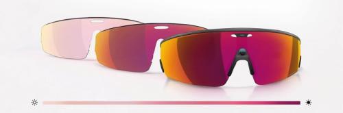Oakley Meta Vanguard ブラックフレーム Prizm™ Transitions® レンズ変化