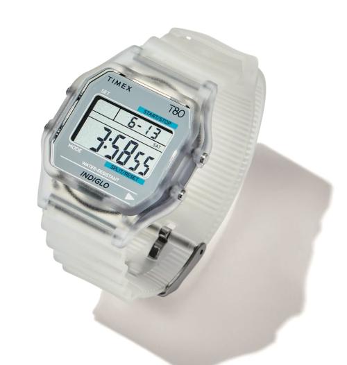 TIMEX<br /> T80 Translucent　￥13750（ウエニ貿易）