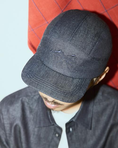 White Mountaineering×EKAL DENIM EMBROIDERY CAP