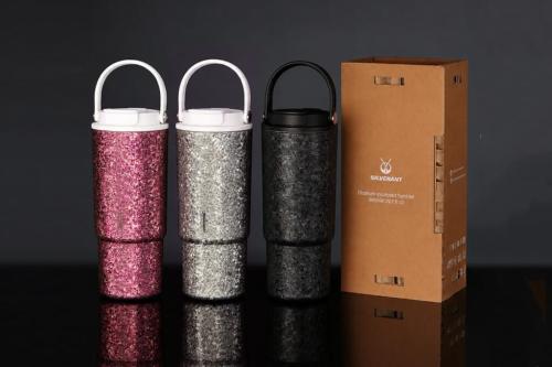 結晶化カラーチタンダブルウォールタンブラー880ml