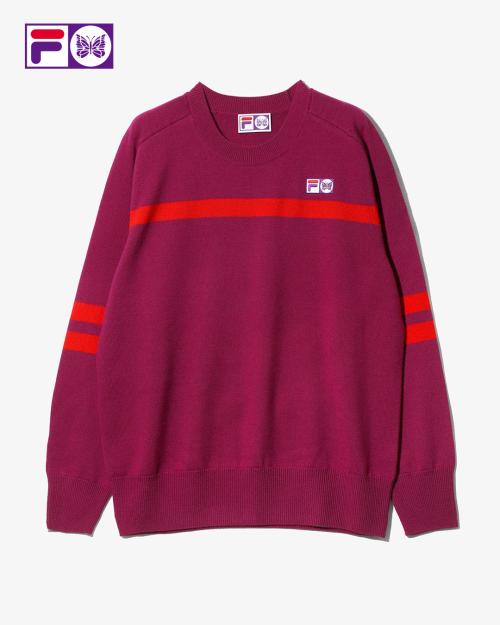 NEEDLES×FILA Heritage Sweater