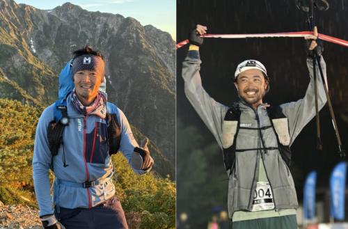 山岳ガイド：杉山龍郎さんとモデル：大石学さん