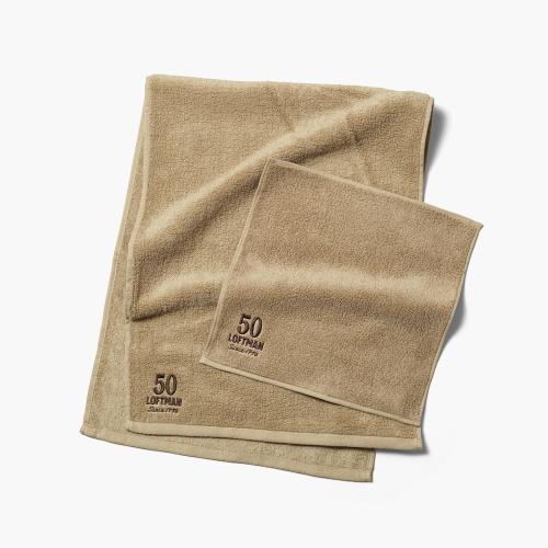 LOFTMAN×THING FABRICS 50TH TIP TOP 365 FACE TOWEL ¥2750、50TH TIP TOP 365 HAND TOWEL