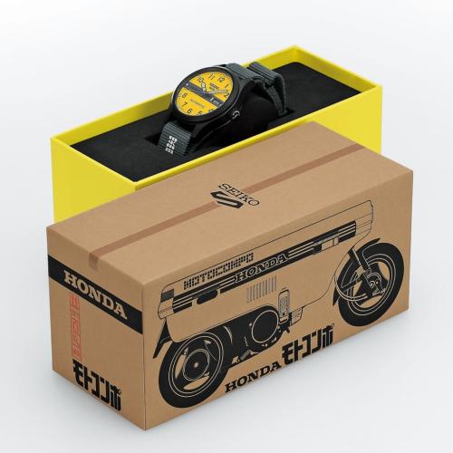 ＜セイコー 5スポーツ＞MOTOCOMPO コラボレーション限定モデルパッケージ