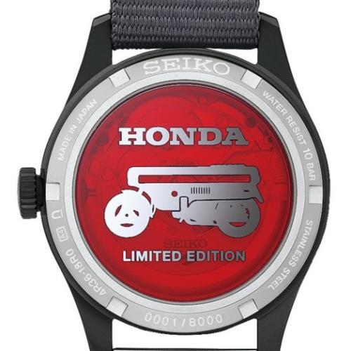 ＜セイコー 5スポーツ＞MOTOCOMPO コラボレーション限定モデル　裏ふた