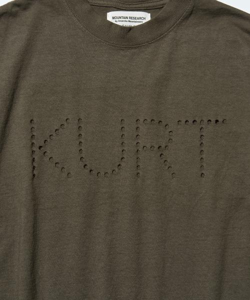 Mountain Research Punctured Letters Tee "Kurt"