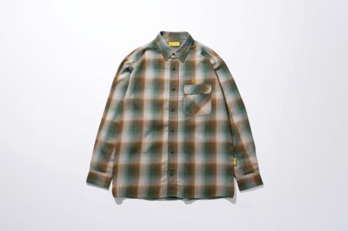 OMBRE CHECK FLANNEL SHIRT
