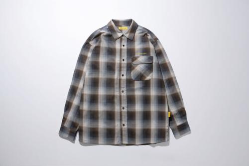 OMBRE CHECK FLANNEL SHIRT