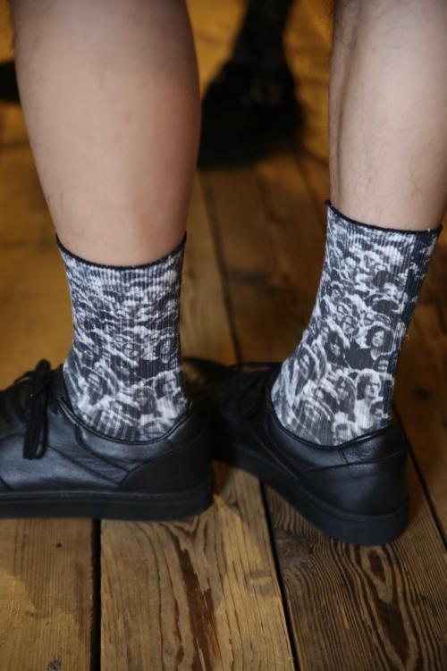 Woodstock Music &Art Festival print socks