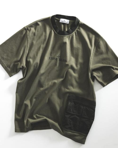 BEAMS×Stone Island T-Shirt