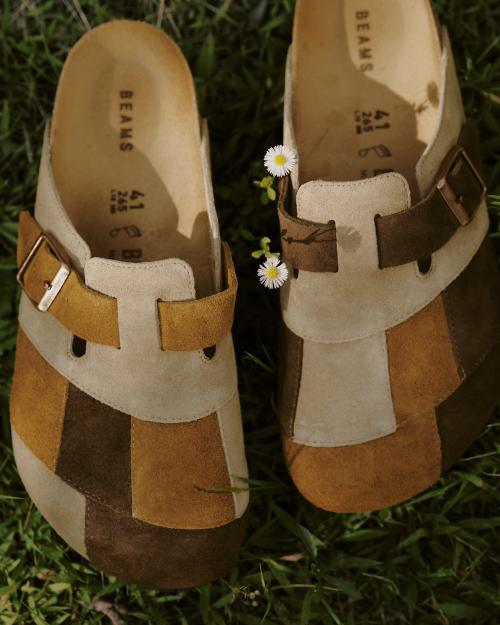 BIRKENSTOCK×BEAMS BOSTON PATCHWORK