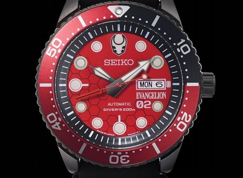 RADIO EVA×SEICO/EVA-02 DIVER'S WATCHインデックスディテール