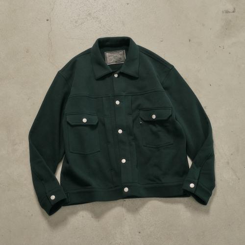 RUSSELL × BerBerJin Pro Cotton Loopback Terry Sweat Trucker Jacket