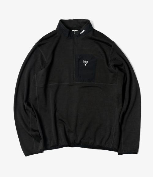Base Layer Half-zip Shirt 黒