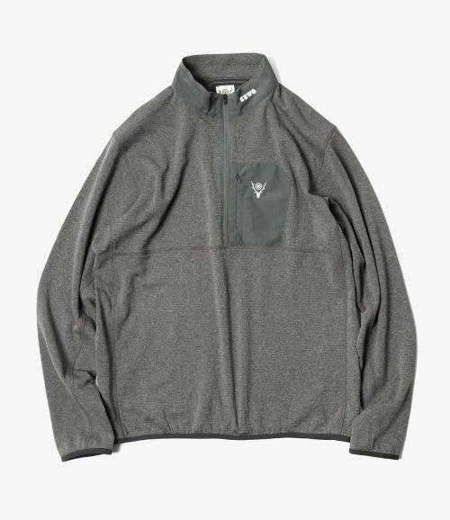 Base Layer Half-zip Shirt グレー