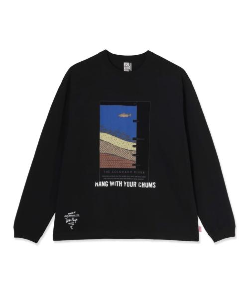 チャムスの守矢努 Colorado River L/S T-Shirt