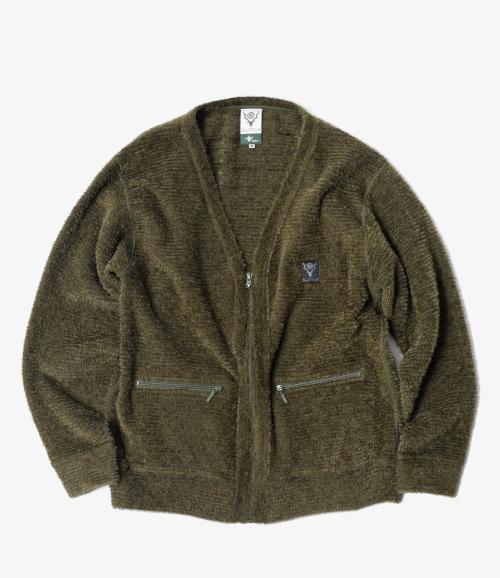 V-Neck Cardigan オリーブ
