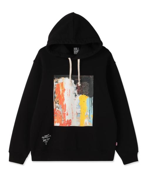 チャムスの守矢努 Painting Collage Art Hoodie