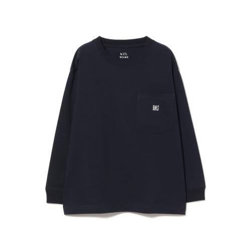 BEAMS meets こども ビームスのBMSロゴ ロングスリーブ Tシャツ