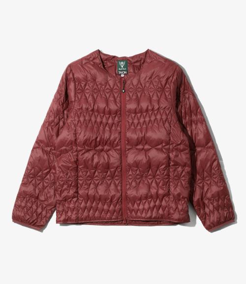 サウス2 ウエスト8とタイオン Inner Down Jacket ワイン
