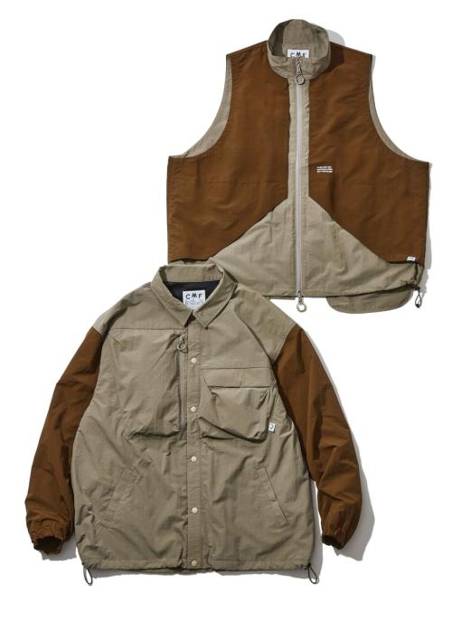 CMF OUTDOOR GARMENT × BEAVER<br /> GW COACH JACKET, 15 STEP VEST